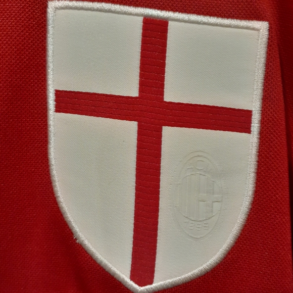 Adidas Men's AC Milan 2015 Anthem Track Jacket Red Size Small - Picture 5 of 7